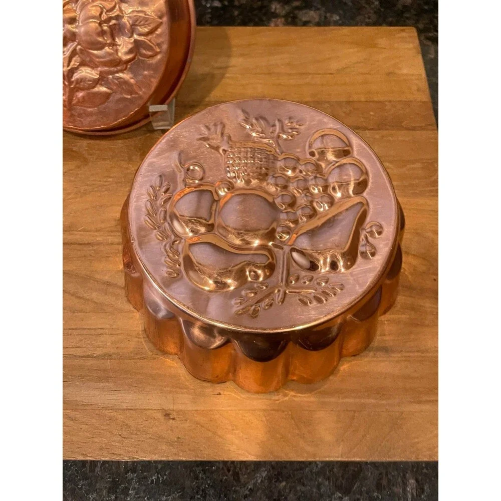 3 piece copper mold set up - kitchen handups